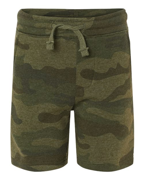 Toddler Lightweight Special Blend Fleece Shorts | USA Decoration