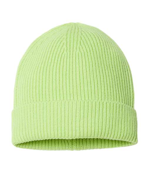 Sustainable Fine Rib Cuffed Beanie | USA Decoration