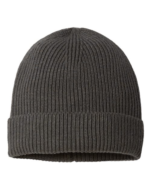 Sustainable Fine Rib Cuffed Beanie | USA Decoration