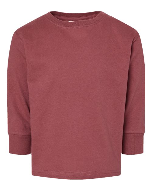 Toddler Fine Jersey Long Sleeve Tee | USA Decoration