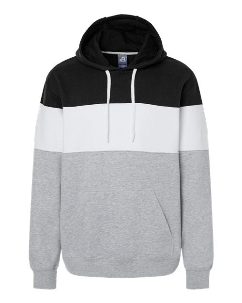 Varsity Fleece Colorblocked Hooded Sweatshirt | USA Decoration