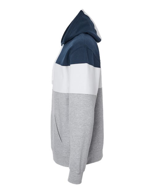 Varsity Fleece Colorblocked Hooded Sweatshirt | USA Decoration