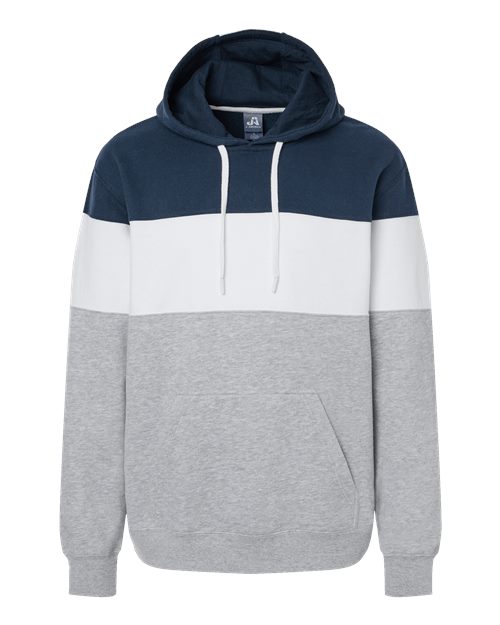 Varsity Fleece Colorblocked Hooded Sweatshirt | USA Decoration