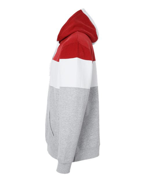 Varsity Fleece Colorblocked Hooded Sweatshirt | USA Decoration
