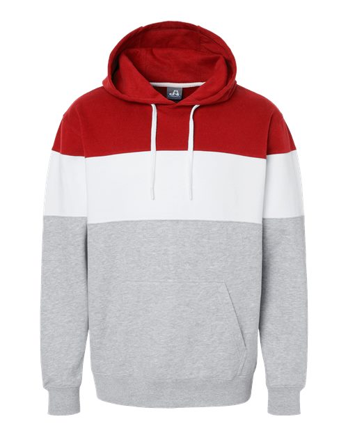 Varsity Fleece Colorblocked Hooded Sweatshirt | USA Decoration