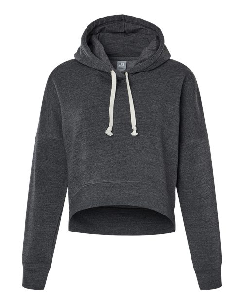 Women's Crop Hooded Sweatshirt | USA Decoration