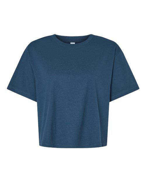 Women's Fine Jersey Boxy Tee | USA Decoration