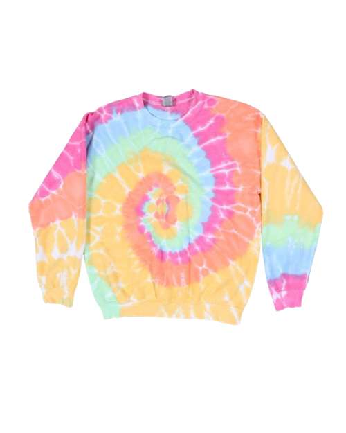 Blended Tie-Dyed Crewneck Sweatshirt | USA Decoration
