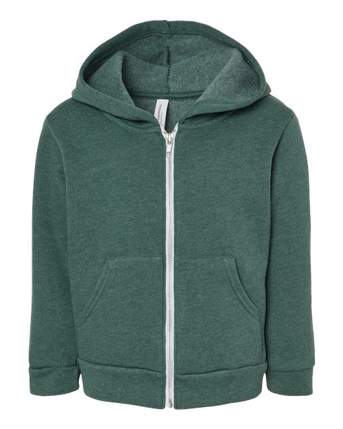 Toddler Sponge Fleece Full-Zip Hoodie | USA Decoration