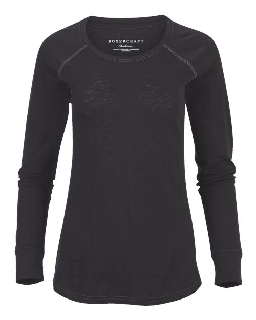 Women's Solid Preppy Patch Long Sleeve T-Shirt | USA Decoration