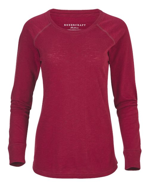 Women's Solid Preppy Patch Long Sleeve T-Shirt | USA Decoration