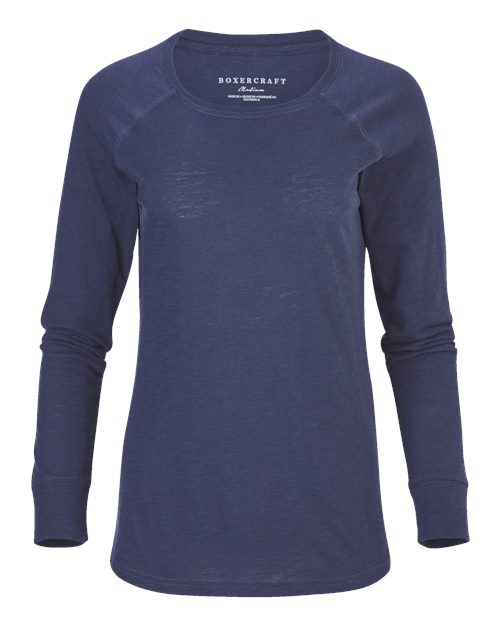 Women's Solid Preppy Patch Long Sleeve T-Shirt | USA Decoration