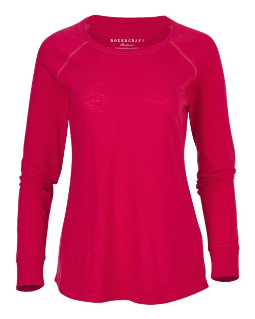Women's Solid Preppy Patch Long Sleeve T-Shirt | USA Decoration