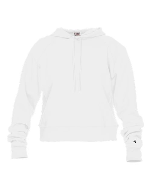 Women's Crop Hooded Sweatshirt | USA Decoration
