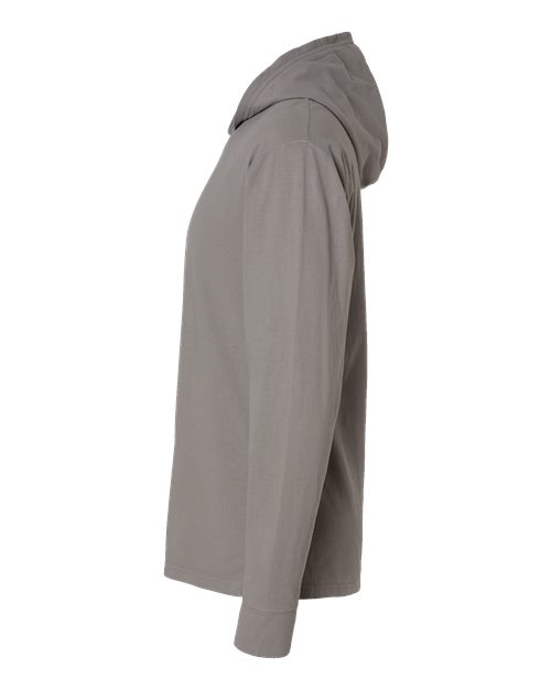 Garment-Dyed Jersey Hooded Long Sleeve T-Shirt | USA Decoration®