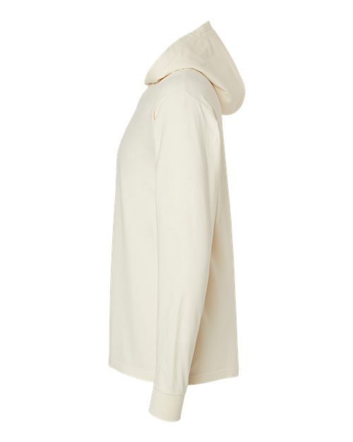Garment-Dyed Jersey Hooded Long Sleeve T-Shirt | USA Decoration®