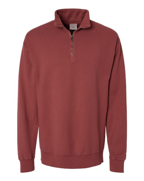 Garment-Dyed Quarter-Zip Sweatshirt | USA Decoration®