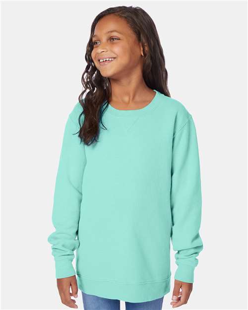 Garment-Dyed Youth Crewneck Sweatshirt | USA Decoration®