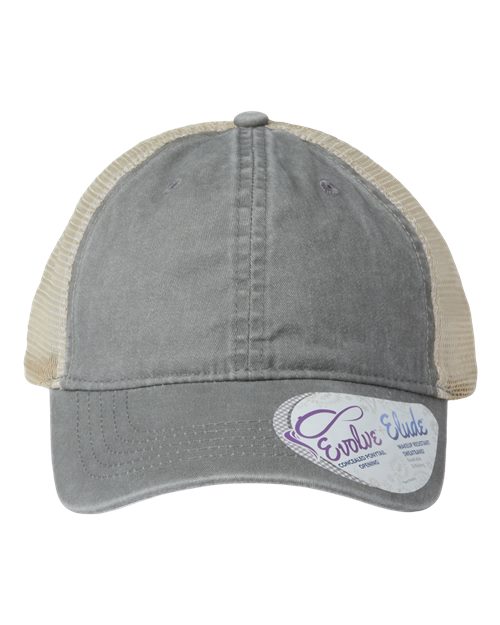 Women's Washed Mesh-Back Cap | USA Decoration