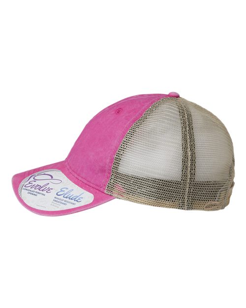 Women's Washed Mesh-Back Cap | USA Decoration
