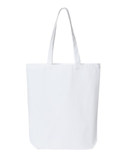 Midweight Recycled Gusseted Tote | USA Decoration