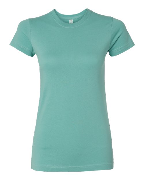 Women's Fitted Fine Jersey Tee | USA Decoration