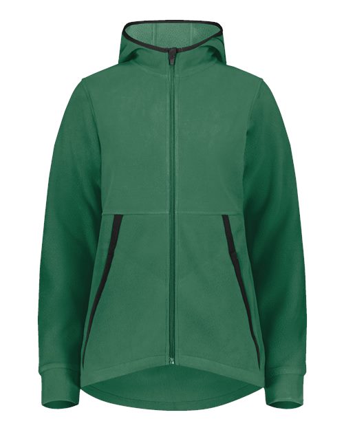 Eco Revive™ Women's Polar Fleece Hooded Full-Zip Jacket | USA Decoration