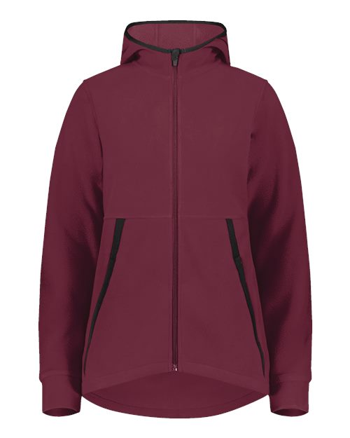 Eco Revive™ Women's Polar Fleece Hooded Full-Zip Jacket | USA Decoration