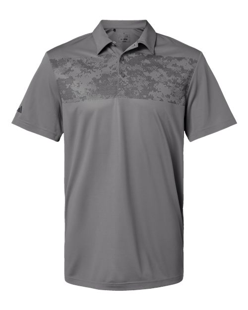 Camo Chest Print Polo | USA Decoration