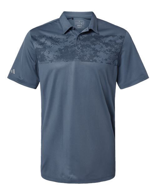 Camo Chest Print Polo | USA Decoration