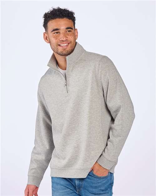 Fleece Quarter-Zip Pullover | USA Decoration
