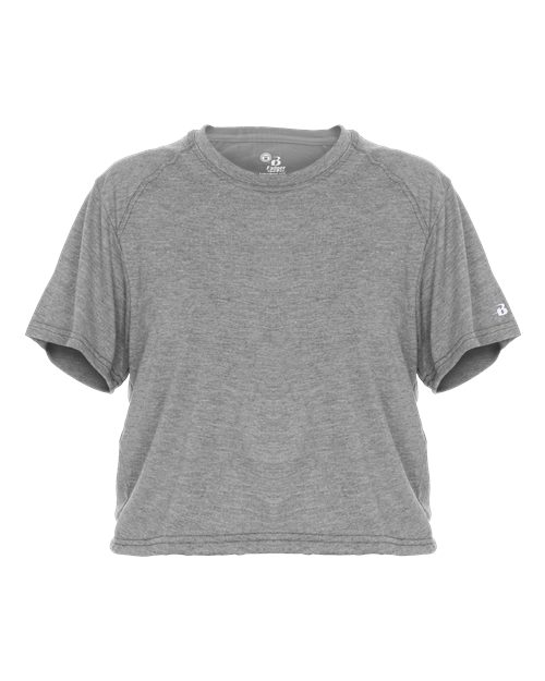 Women's Tri-Blend Crop T-Shirt | USA Decoration