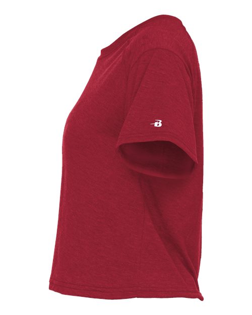 Women's Tri-Blend Crop T-Shirt | USA Decoration