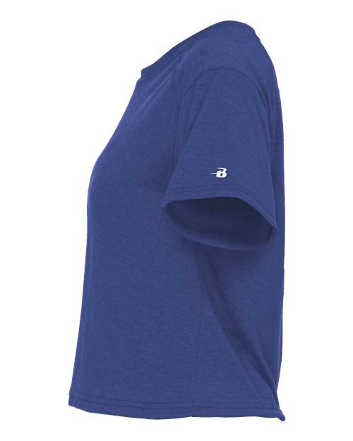 Women's Tri-Blend Crop T-Shirt | USA Decoration