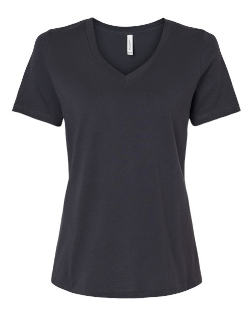 Women’s Relaxed Jersey V-Neck Tee | USA Decoration