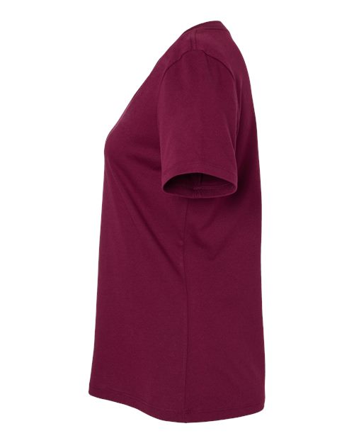 Women’s Relaxed Jersey V-Neck Tee | USA Decoration