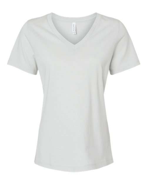 Women’s Relaxed Jersey V-Neck Tee | USA Decoration