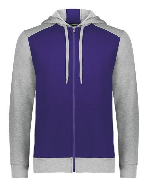 Eco Revive™ Three-Season Triblend Fleece Full-Zip Hooded Sweatshirt | USA Decoration