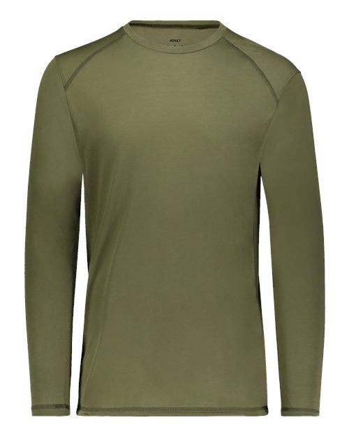 Super Soft-Spun Poly Long Sleeve T-Shirt | USA Decoration
