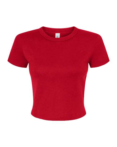Women's Micro Rib Baby Tee | USA Decoration