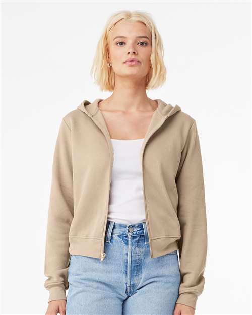 FWD Fashion Women's Sponge Fleece Full-Zip Hoodie | USA Decoration