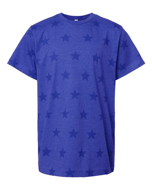 Youth Star Print Tee | USA Decoration