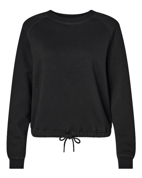 Women's Relaxed 3-End Boxy Fleece Crewneck Sweatshirt | USA Decoration