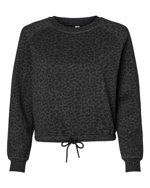 Women's Relaxed 3-End Boxy Fleece Crewneck Sweatshirt | USA Decoration