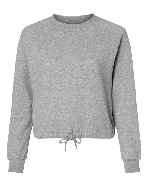 Women's Relaxed 3-End Boxy Fleece Crewneck Sweatshirt | USA Decoration