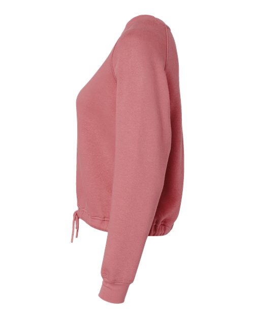 Women's Relaxed 3-End Boxy Fleece Crewneck Sweatshirt | USA Decoration