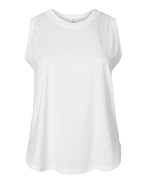 Women's Curvy Relaxed Fine Jersey Tank | USA Decoration