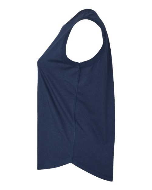 Women's Curvy Relaxed Fine Jersey Tank | USA Decoration