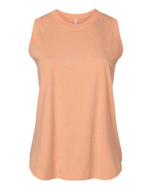 Women's Curvy Relaxed Fine Jersey Tank | USA Decoration