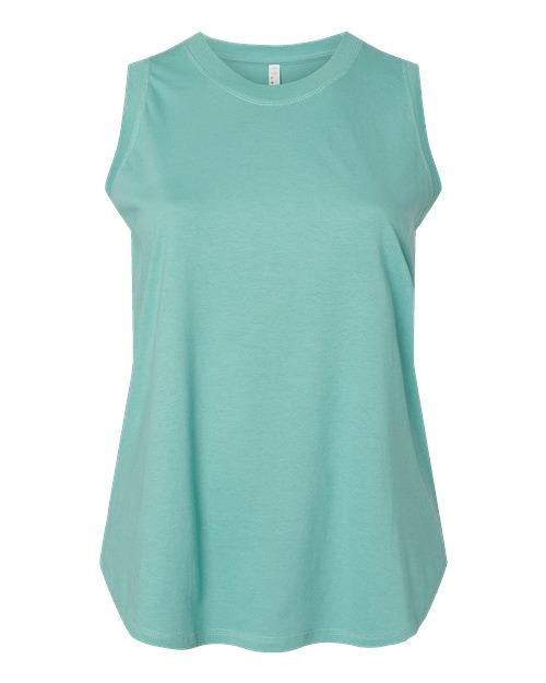Women's Curvy Relaxed Fine Jersey Tank | USA Decoration